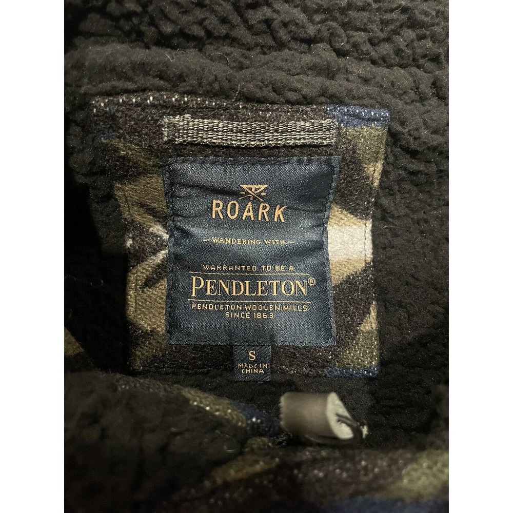 Roark x Pendleton Aztec Axeman Jacket Wool/ Sherpa Lined Coat $450 NWT ( S ) - Picture 2 of 10